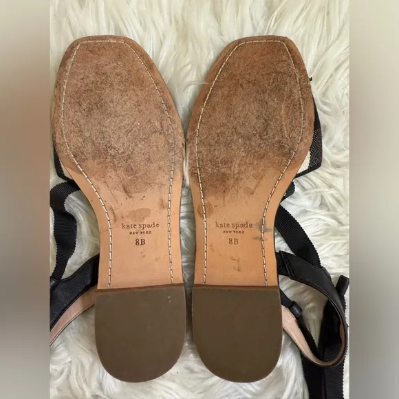 Kate Spade Maggie Square Toe Checkered Fabric Sandals