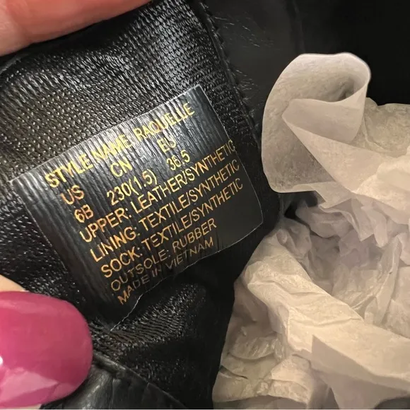 Kate Spade Raquelle Lug Sole Lace-Up Sherpa Faux Fur Combat Boot Black Sz 6