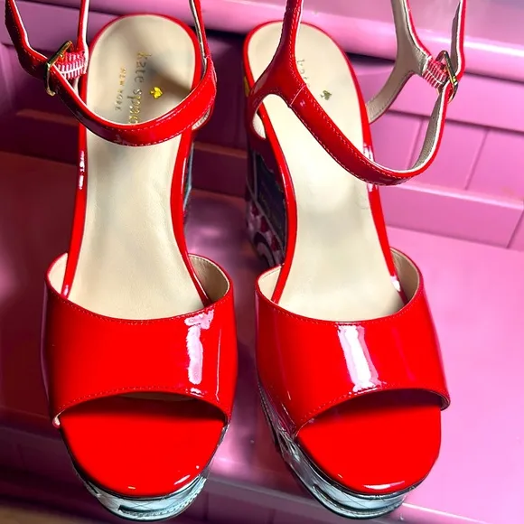 Kate Spade sandals shoes wedges Taco Truck Dora New!