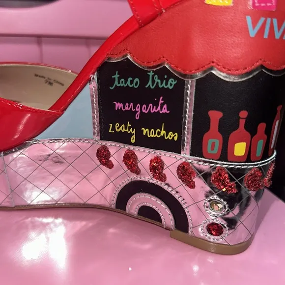 Kate Spade sandals shoes wedges Taco Truck Dora New!
