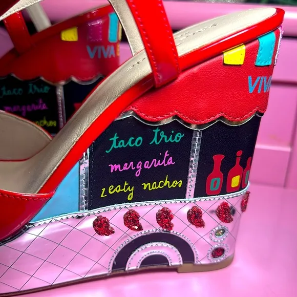 Kate Spade sandals shoes wedges Taco Truck Dora New!