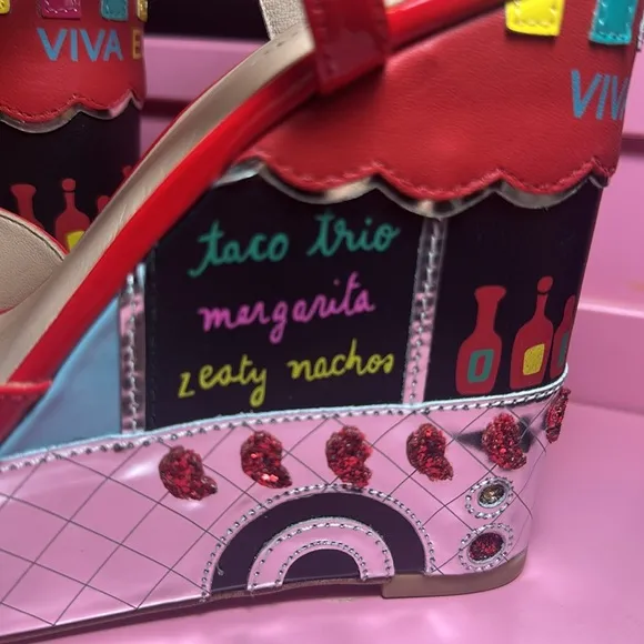 Kate Spade sandals shoes wedges Taco Truck Dora New!