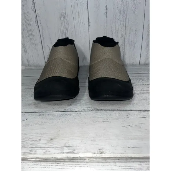 Keen HoodCamp Slip On Shoe Comfort Casual Loafer Sand Dune Black Mens Size 10