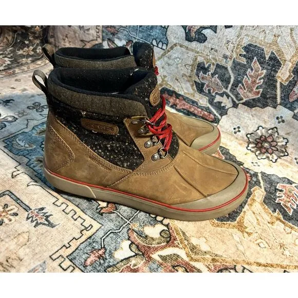Keen insulated winter boots leather women’s outdoor boots size 9
