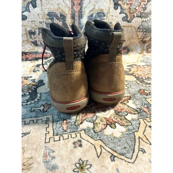Keen insulated winter boots leather women’s outdoor boots size 9
