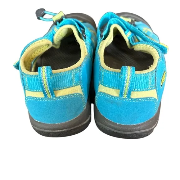 Keen Newport H2 Youth Sandals Aqua Blue Lime Green Kids Outdoor Shoes