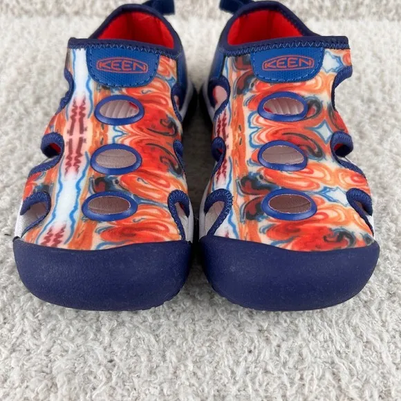 KEEN Stingray Water Sandals Kids 10 Blue Closed Toe Beach Fishing Outdoor NWOT