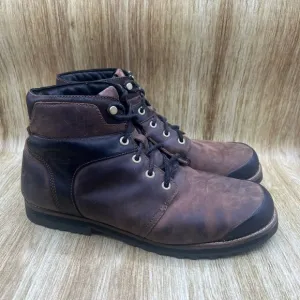 Keen The Rocker Boots Men's Size 11.5 M Waterproof Leather Ankle Brown 1017488