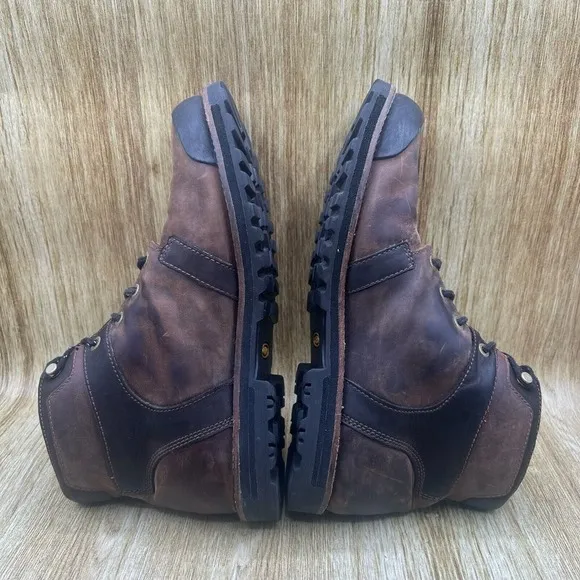 Keen The Rocker Boots Men's Size 11.5 M Waterproof Leather Ankle Brown 1017488