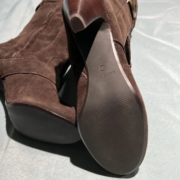 Kelly &amp; Katie Raina KK Sz 11 M Women’s Brown Suede Boots B54