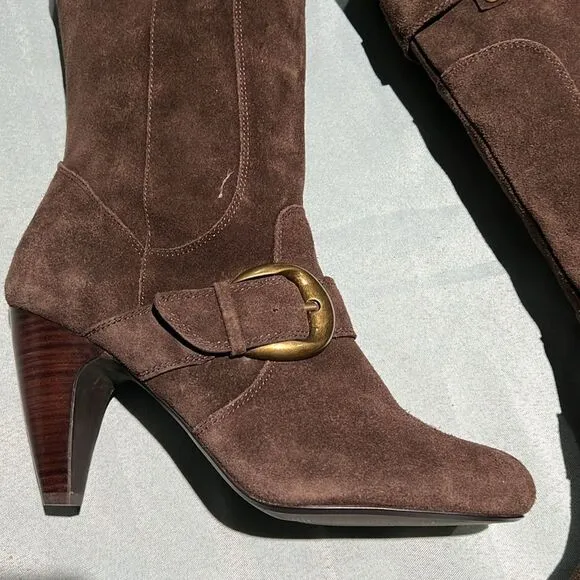 Kelly &amp; Katie Raina KK Sz 11 M Women’s Brown Suede Boots B54
