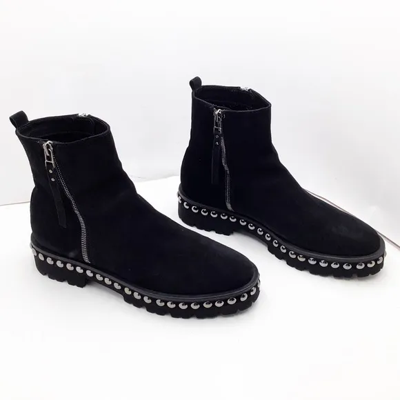 {Kennel &amp; Schmenger}Suede Studded Boots