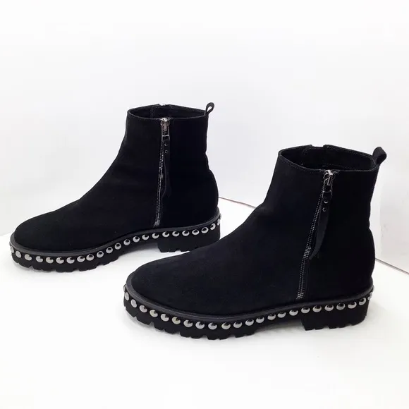 {Kennel &amp; Schmenger}Suede Studded Boots