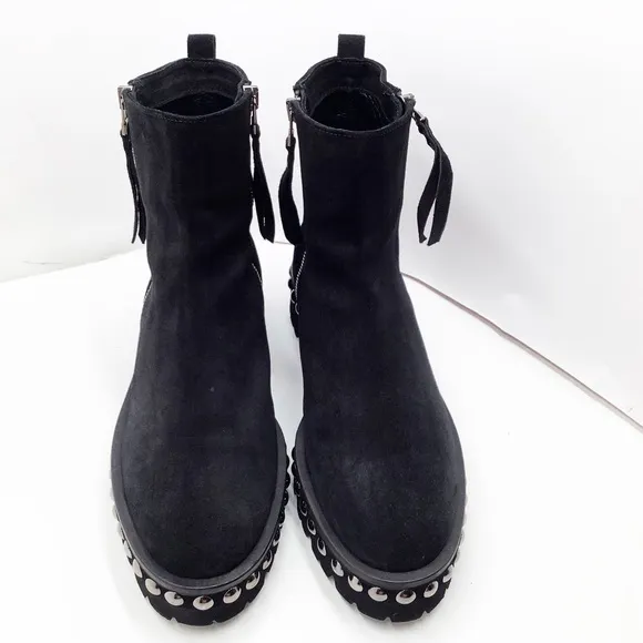 {Kennel &amp; Schmenger}Suede Studded Boots