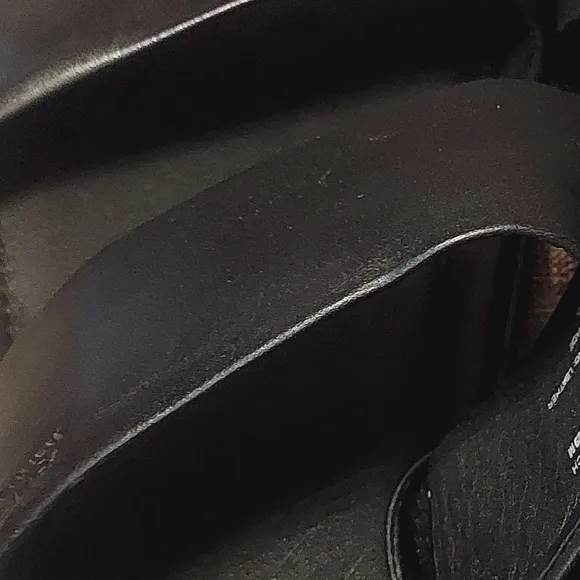 Kenneth Cole Black Minimalist Slide Sandals