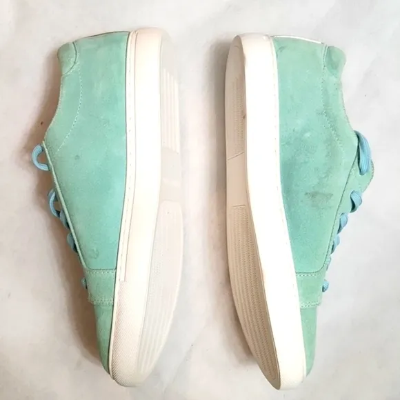 Kenneth Cole Kam Leather Low Lace-up Casual sneakers (w size 8.5)