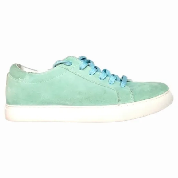 Kenneth Cole Kam Leather Low Lace-up Casual sneakers (w size 8.5)