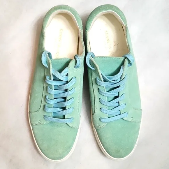 Kenneth Cole Kam Leather Low Lace-up Casual sneakers (w size 8.5)