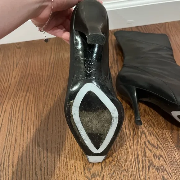 Kenneth Cole New York Black Leather Boots Women’s 6.5