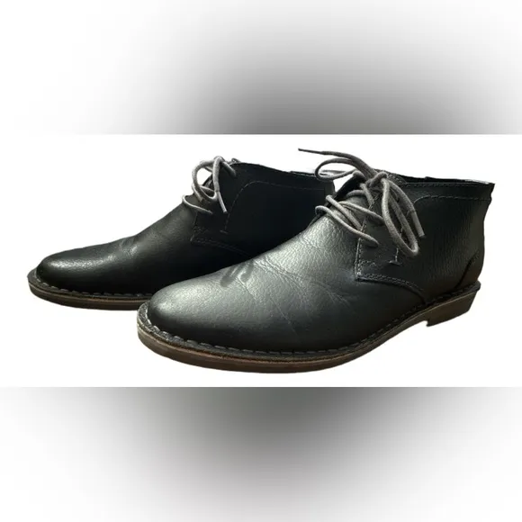 Kenneth Cole Reaction Black Leather Men’s Dress Shoes 9.5