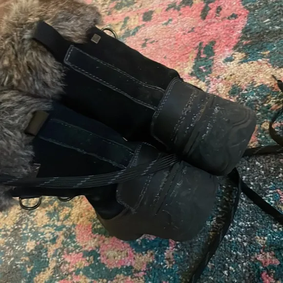 Khombu Waterproof Fur Snow Boots
