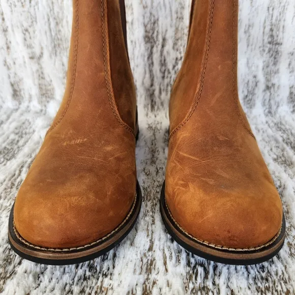 Kodiak &quot;Alma&quot; Waterproof Chelsea Boots Leather Barley Brown | Women's Size 8