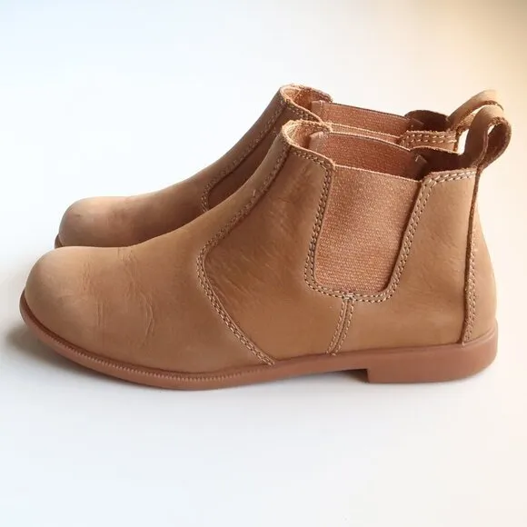 Kodiak Tan Nubuck Leather Low-Rider Original Pull-on Chelsea Ankle Boots Booties