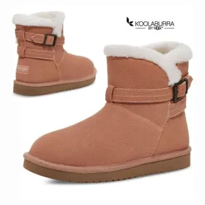 Koolaburra by UGG Delene Mini Women's Shearling Boots in Cork Size 10 NEW