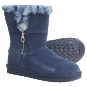 Koolaburra by Ugg Sizes 10 Aribel Short Blue Leopard Suede Boots