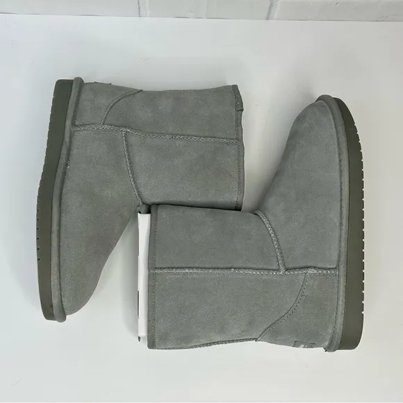 Koolaburra Grey suede Koola Boots size 5 Kids