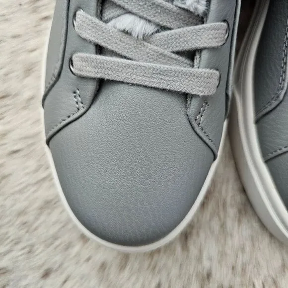 KOOLABURRA by UGG Sundell Fuzz Chukka High Sneaker Boots in Gray NEW