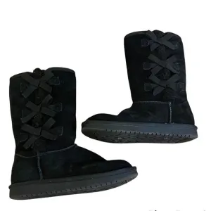 Koolaburra by Ugg Kids Victoria Tall Boot Black Size 2