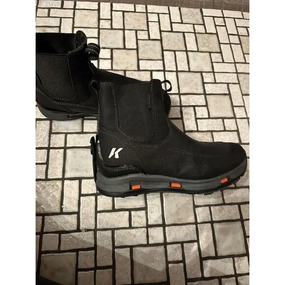 Korkers Men's Alpine Chelsea Outdoor Boots with TrailTrac Sole Size 6 Waterproof