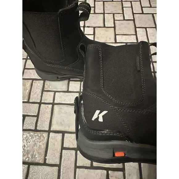 Korkers Men's Alpine Chelsea Outdoor Boots with TrailTrac Sole Size 6 Waterproof