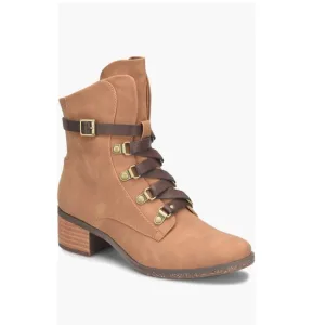 Korks Reese Boot Lace Up Brown Combo Faux Leather Women’s Size 8