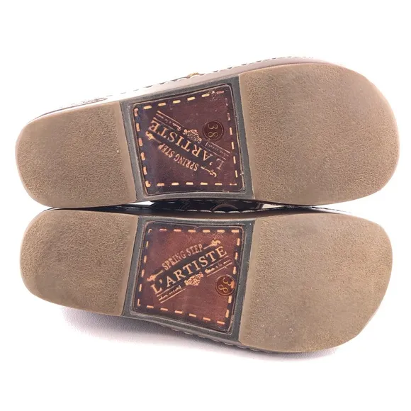 L' Artiste by Spring Step Sherbet Slip on Clog Shoes EUR 38