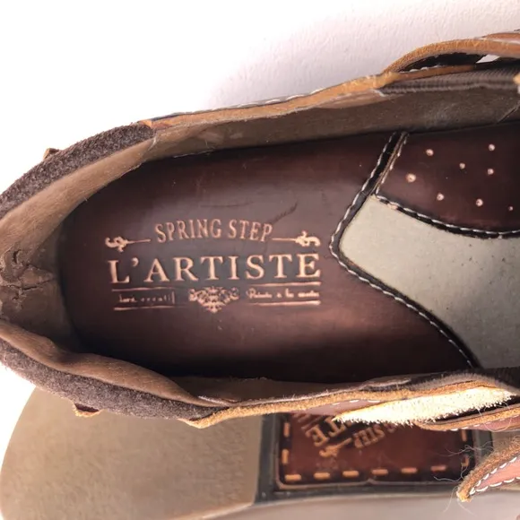 L' Artiste by Spring Step Sherbet Slip on Clog Shoes EUR 38
