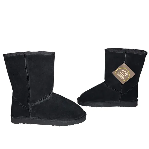 Lamo Leather Suede Boots W0909 Size 7 NIB