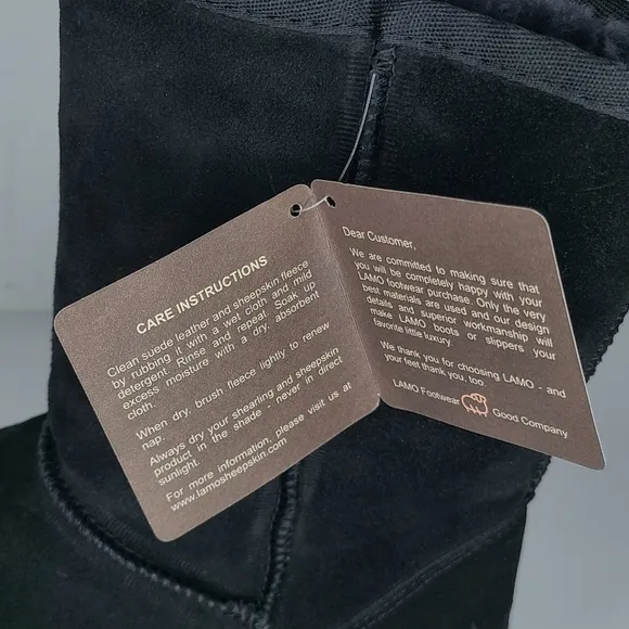 Lamo Leather Suede Boots W0909 Size 7 NIB
