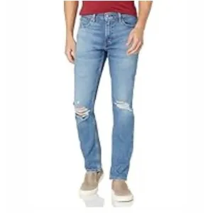 Levi's Men's 511 Slim Fit Jeans, Dolf Nugget Destructed-Medium Indigo (04511-490