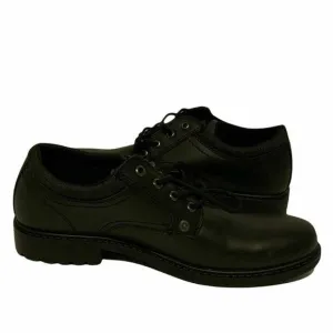 Levi’s Mens Black Round Toe Faux Leather Lace Up Dress Casual Shoes Size 8.5