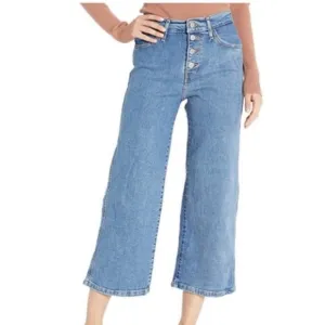 Levis Mile Wide Leg Women's Cropped Jeans, Size 27
