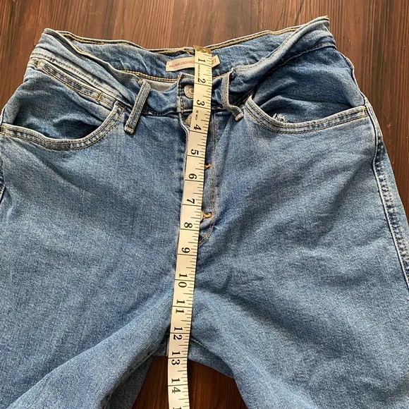Levis Mile Wide Leg Women's Cropped Jeans, Size 27