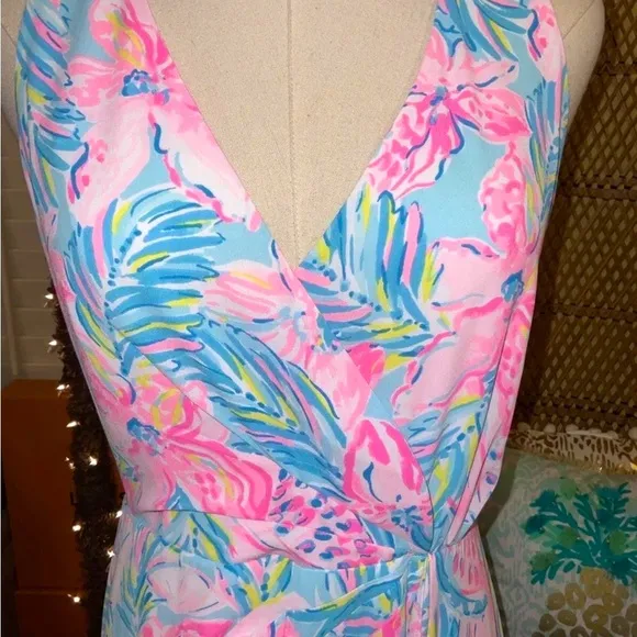 Lilly Pulitzer NWT Taylee Maxi Dress Gimme The Juice Size 00