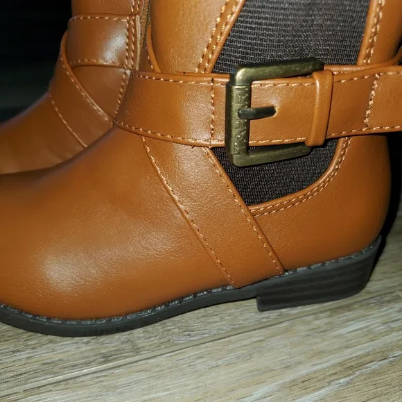 Little Girls Tahari Faux Leather Ankle boots