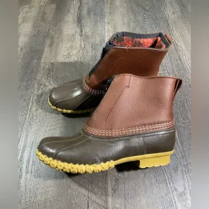 L.L. BEAN Boots 7&quot; Fleece-Lined Insulated Front-Zip Women's 10 M