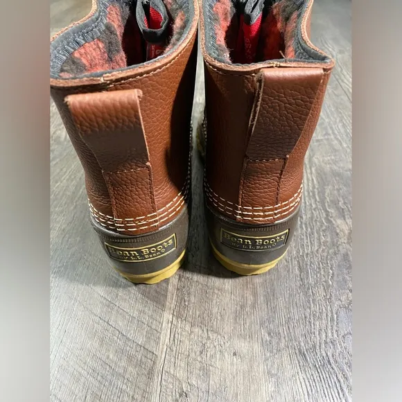 L.L. BEAN Boots 7&quot; Fleece-Lined Insulated Front-Zip Women's 10 M