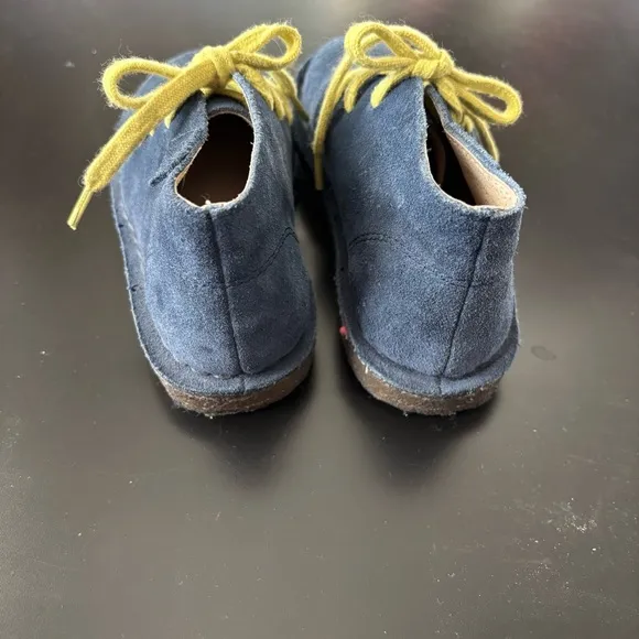 LL Bean Kids Chukka Boots Blue Suede Size 10