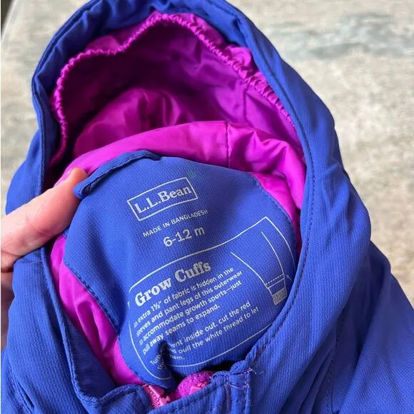 L.L. Bean Kids Cold Buster Snow Suit 6-12 Months