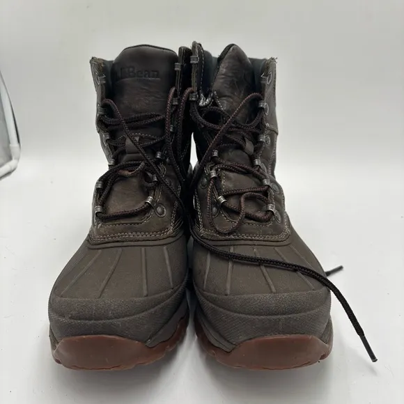 L.L. Bean Men’s 10 Brown Leather Storm Chaser Waterproof Lace Up Boots